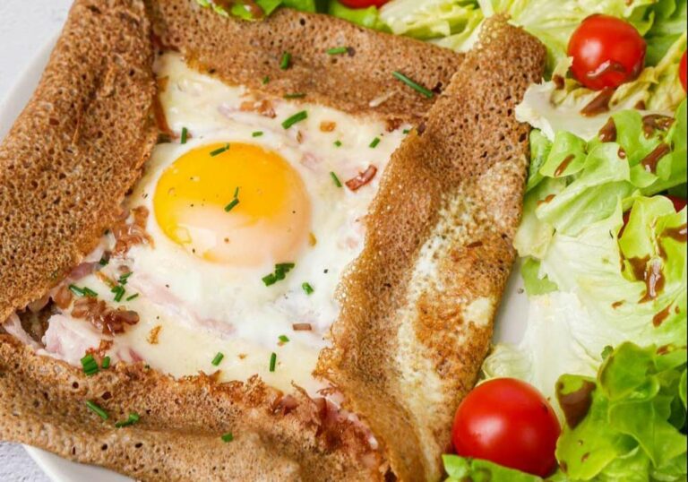 Recette Galette au jambon œuf et fromage Lorminy